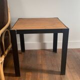 Table basse bois et métal