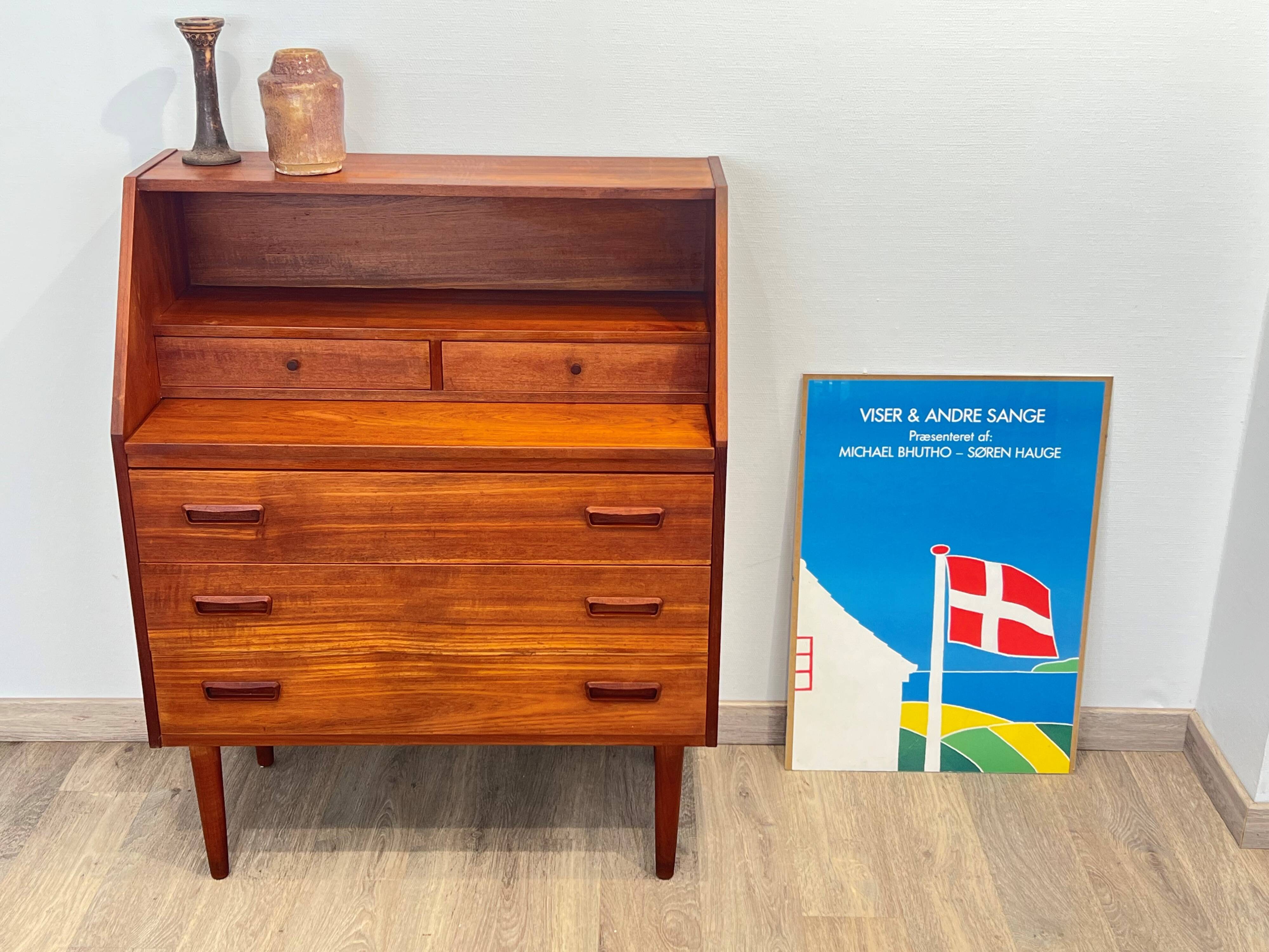 Scandinavian teak secretary from the 50s/60s