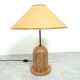 Vintage travertine table lamp, 1970s