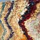 Moroccan carpet boucherouite zig zag