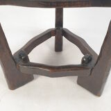 Ensemble de chaise et de table en bois du milieu du siècle, années 1950