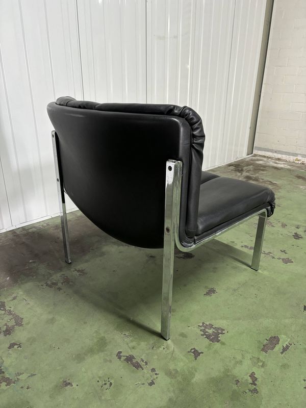 Fauteuil en cuir de Hans Eichenberger pour Girsberger, 1960