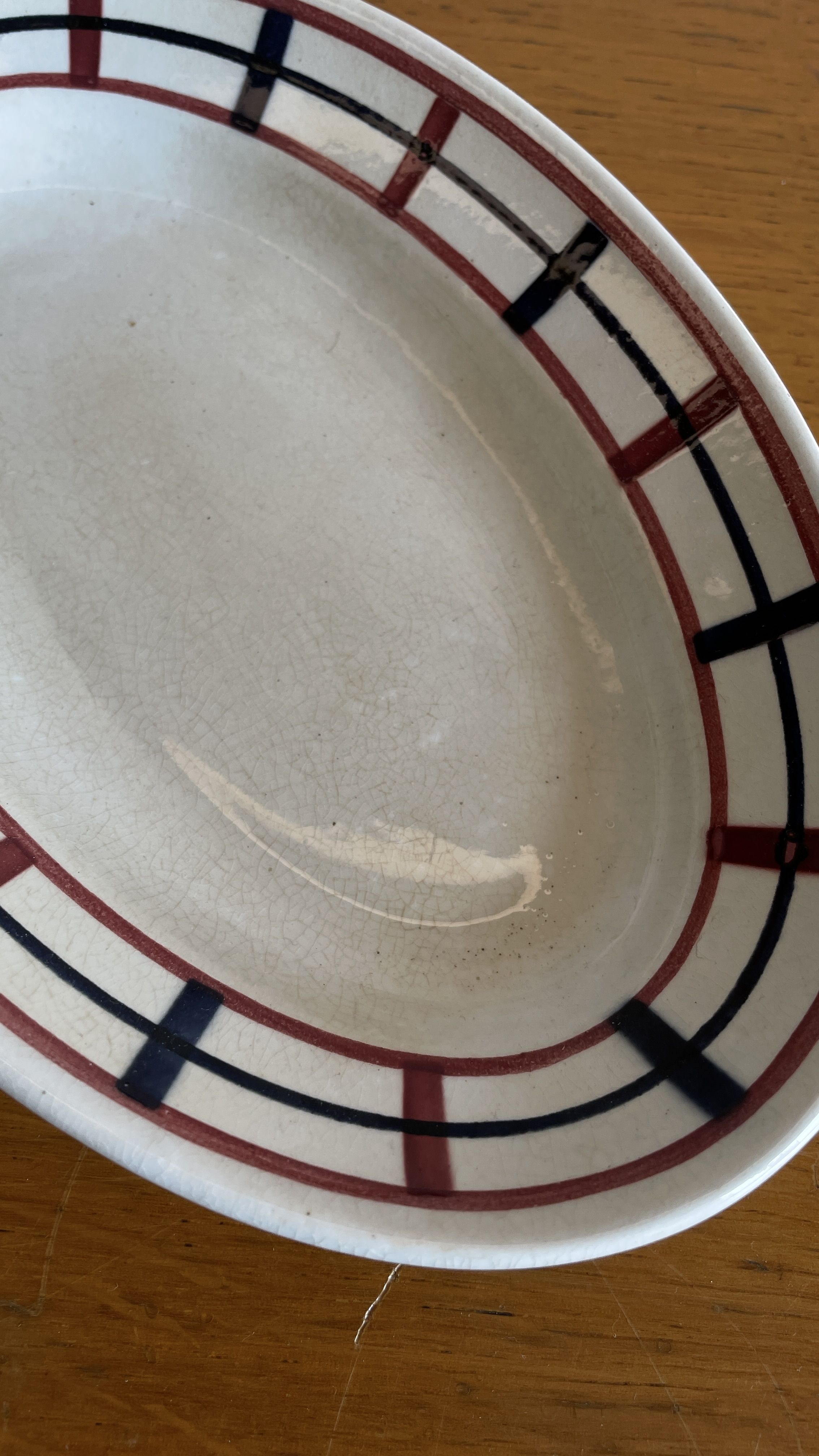 Set of 7 ceramic dishes hbcm béarn france
