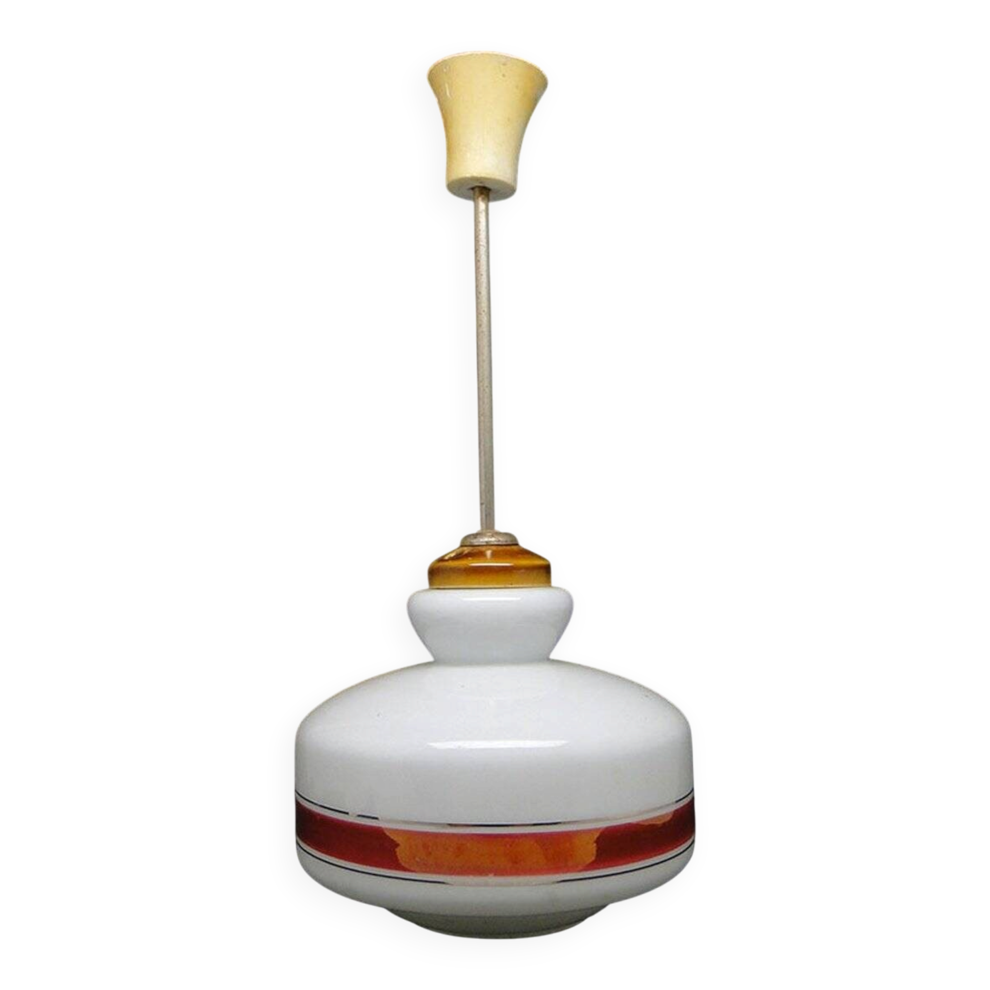 New Look style pendant lamp, Poland, 1970s