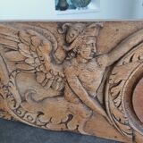18th century carved wooden pediment