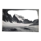 Barre des Écrins photograph, vintage silver print, 40 x 25 cm