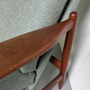 1960s Danish Teak Lounge Chair: Poul Volther Model 350