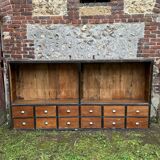 Store furniture, unique piece, for presentation of collections or transformed into a TV cabinet