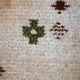 Vintage Moroccan carpet Berber rug style 2.3' x 4.7' (71cm x 145cm) 1970s, 1C758
