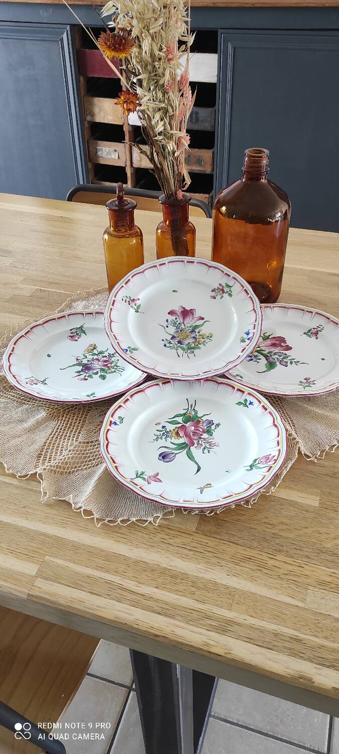 Assiettes a dessert Lunéville