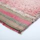 Tapis de couloir Oushak rose pâle