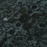 Handmade contemporary oriental 1970s 160 cm x 272 cm black carpet