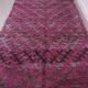 Purple Vintage Moroccan Rug 185 x 437 cm - Large Berber Wool Rug Handmade