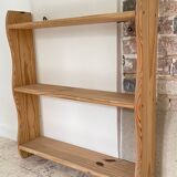 Shelf 3 vintage raw wood shelves