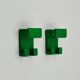 Green Wall Hooks by Olaf Von Bohr for Gedy 1970s