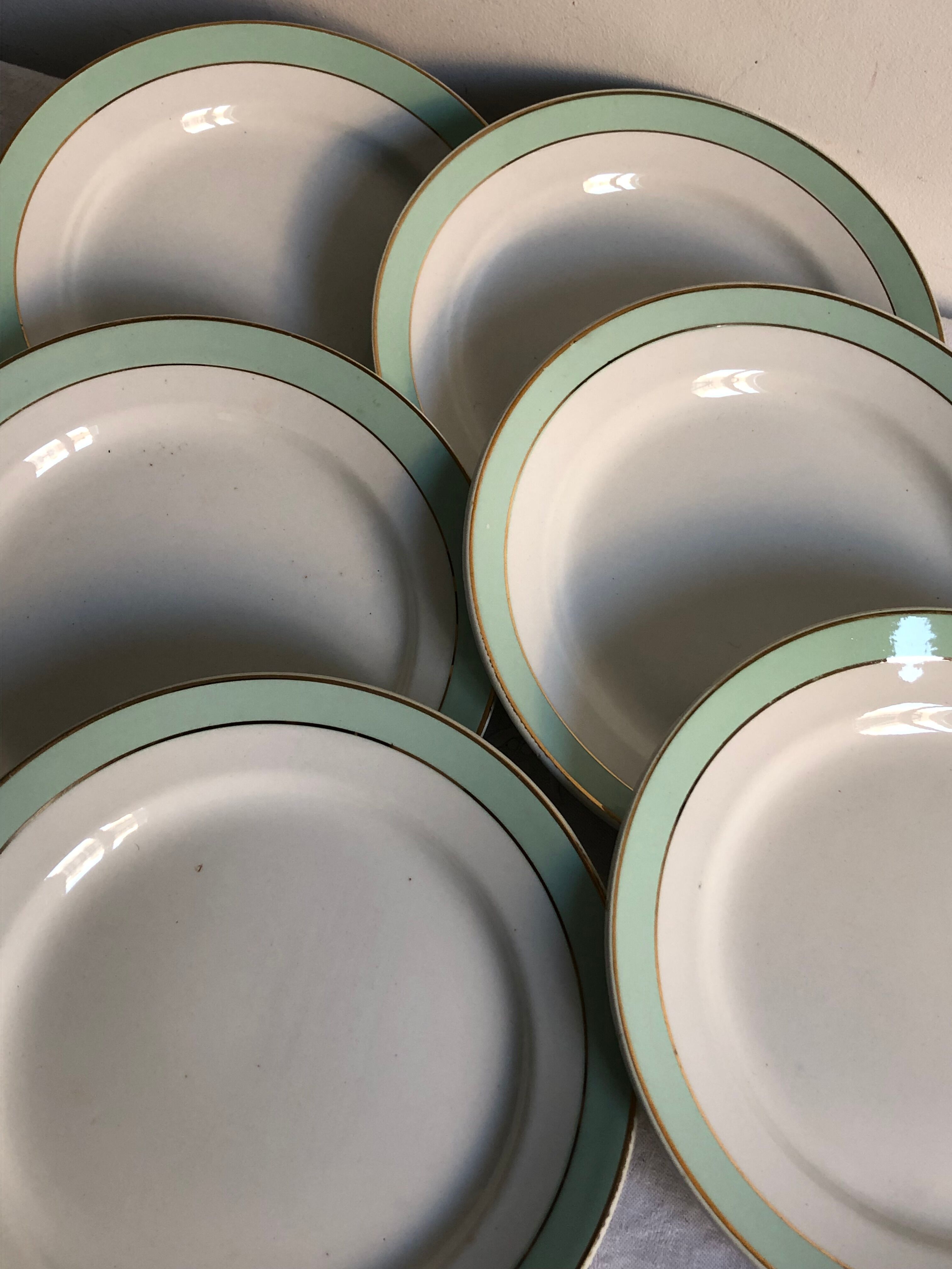 6 flat plates Luneville, Dauphine service