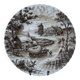 Plat rond vintage anglais Staffordshire 'Hayride'
