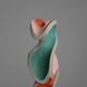Sculpture en bois polychrome abstraite, attribuée à Ivan Stoyanov, Bulgarie, 1981