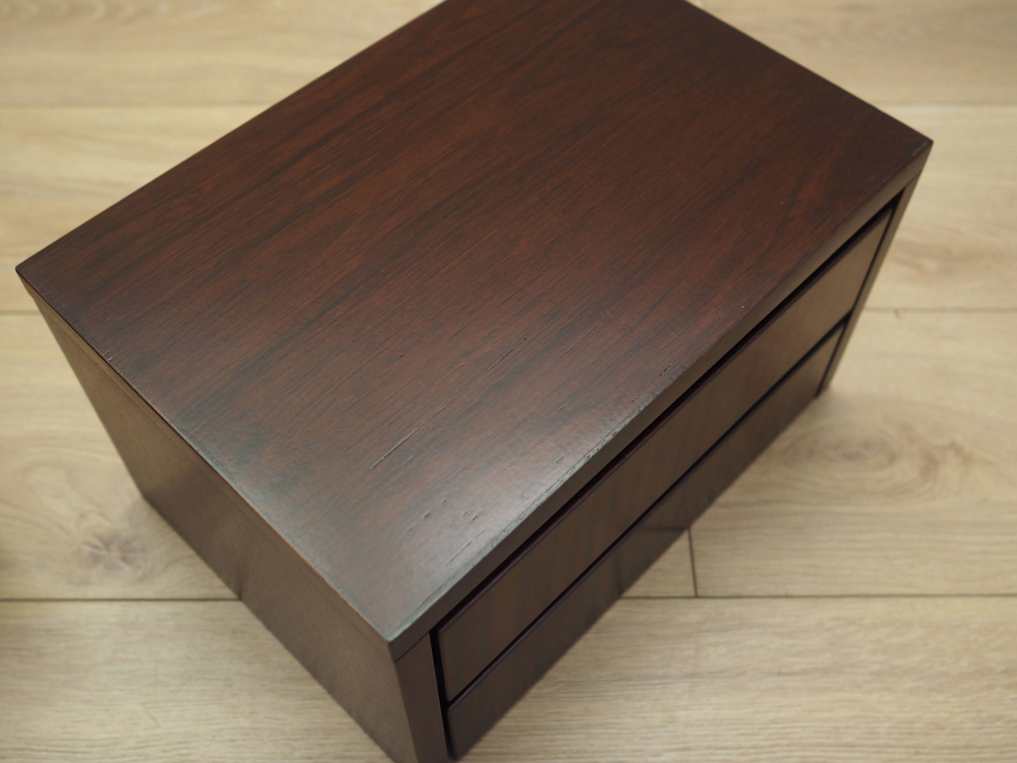 Set of hanging bedside cabinets, Danish design, 1970s, production: Denmark