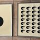 2 tableaux design 1970. Non signé.