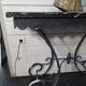 Massive wrought iron console from the 20th century.