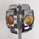Floor lamp with Murano glass and marble base by  Toni Zuccheri for Mazzega, 1977