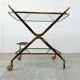 Vintage italian serving trolley style Cesare Lacca, 1950s