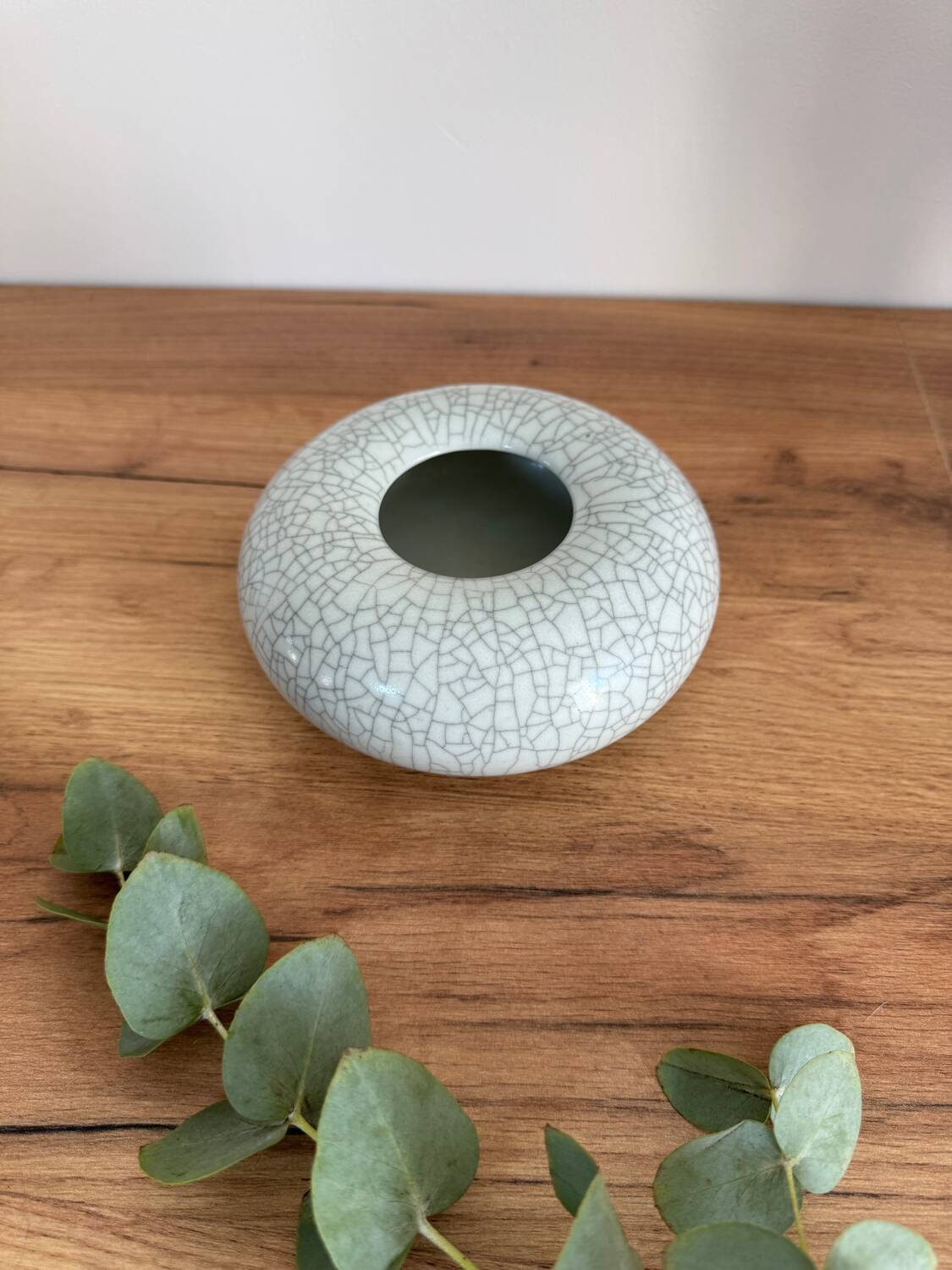 Signed ceramic vase