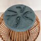 Bamboo Stool with new cushion, 1960s