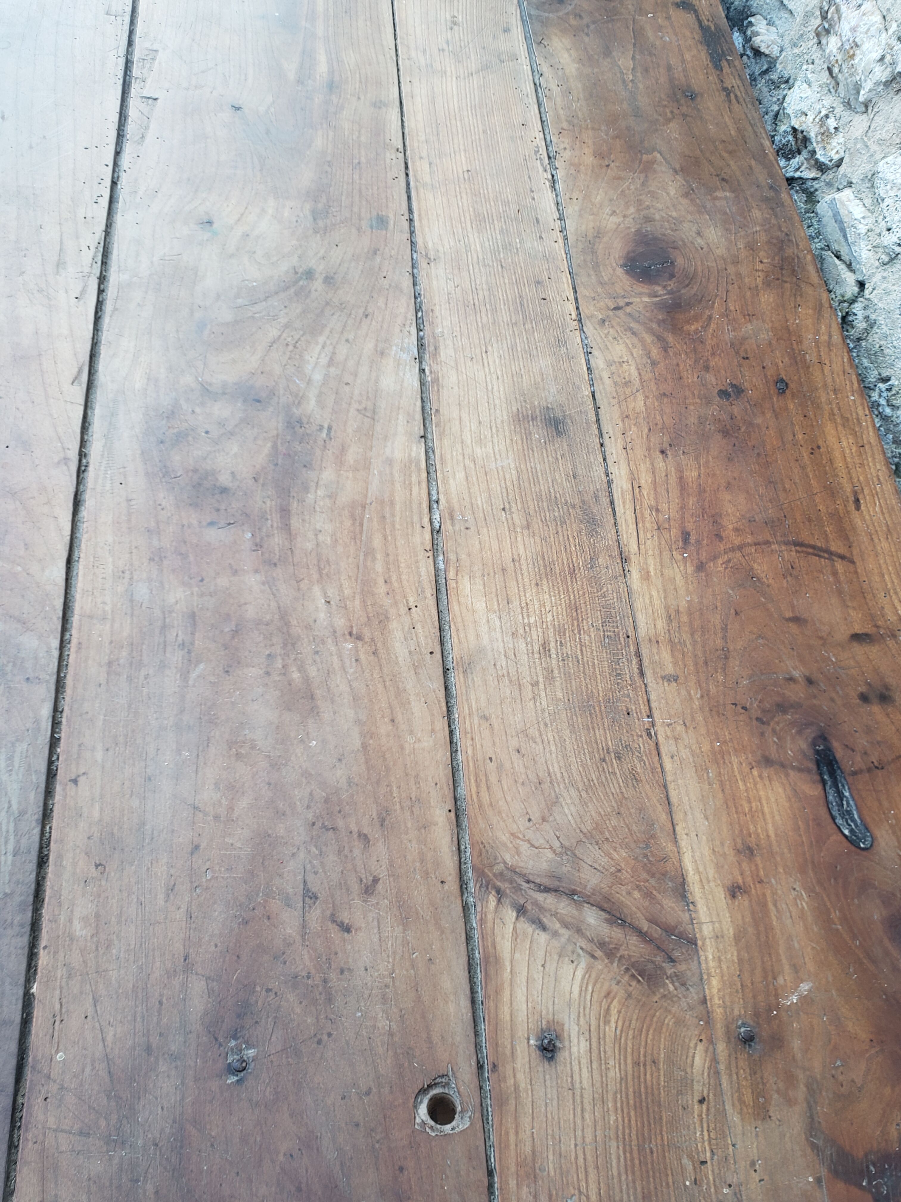 Farm table coffee table