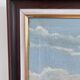 Antique original landscape oil painting, signed countryside art