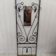 Wrought iron cloakroom coat rack