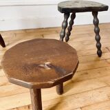 Trio of tripod stools