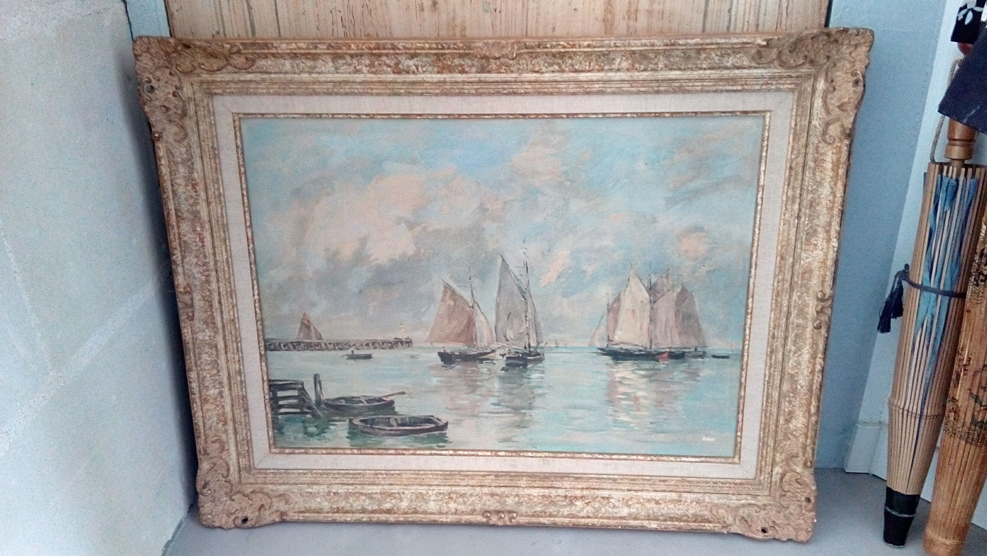 Marine lithograph reproduction table