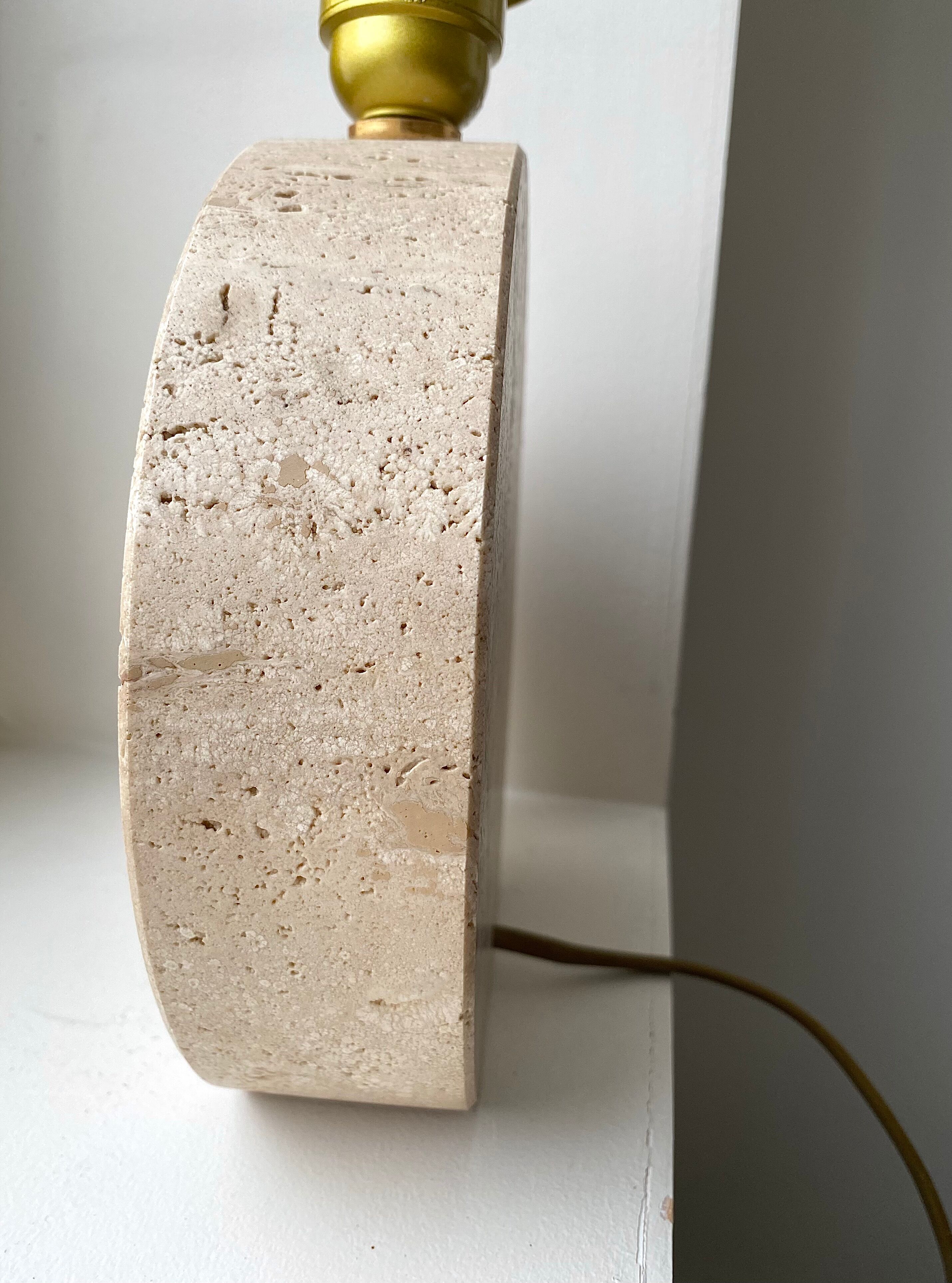 Travertine lamp Fratelli Mannelli