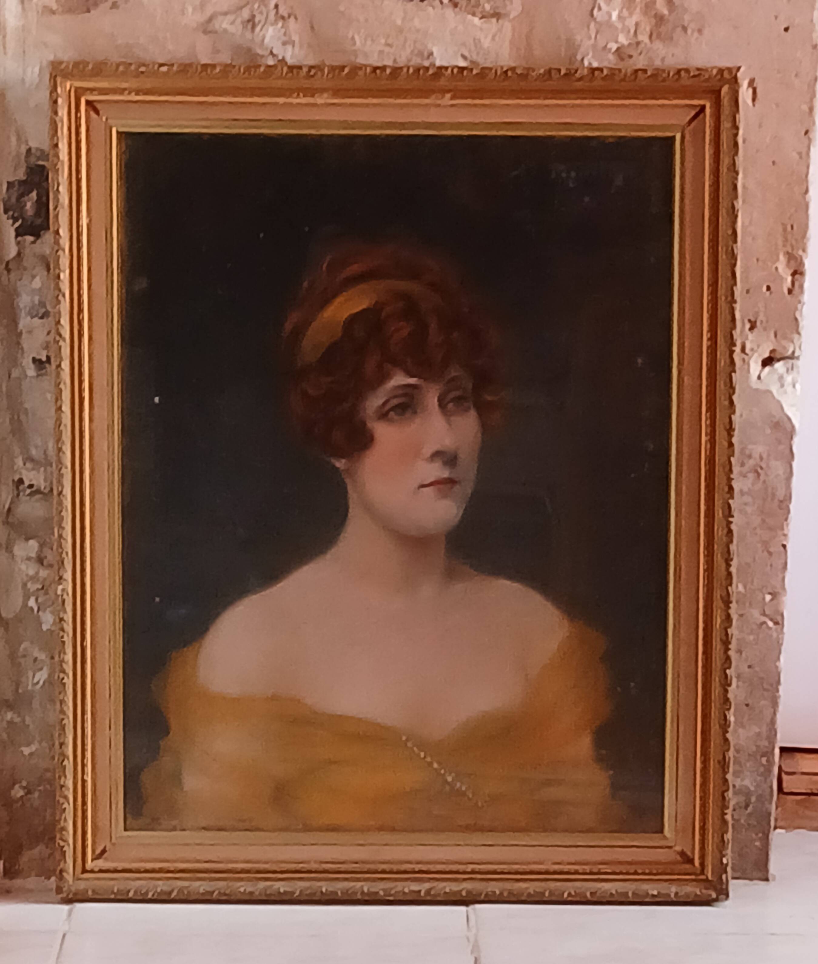 Portrait of a woman in the 18th century style