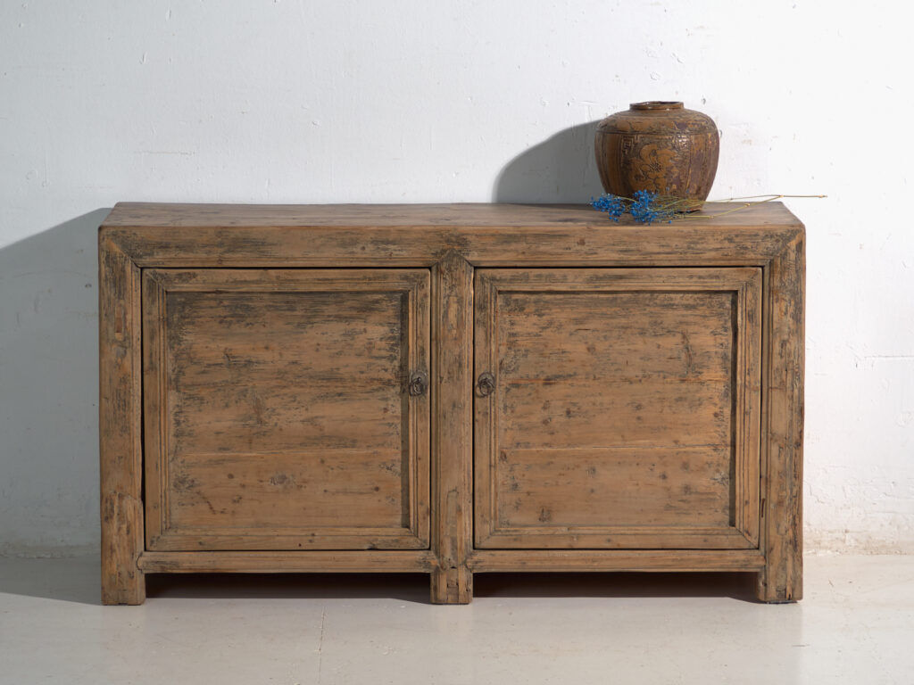 Antique pine wood sideboard – China, circa 1930