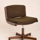 Set of 5 designer office chairs in solid wood