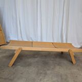 Vintage Folding Wooden Daybed /by Niko Kralj for Stol Kamnik / 1970s