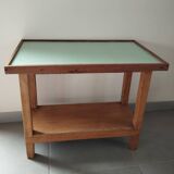 Table basse bois et formica