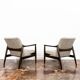 GFM-64 Armchairs by Edmund Homa from Gościcińskie Fabryki Mebli, 1960s, Set of 2
