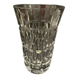 Carved crystal vase from Saint Louis