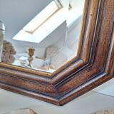 Vintage octagon mirror