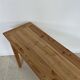 Fine console, side table or school table in wood with spindle legs 160 cm - Vintage retro