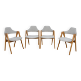 Compass dining chairs by Kai Kristiansen for Sva Møbler, 1960s, set of 4