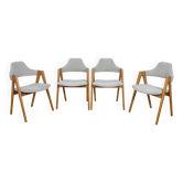 Compass dining chairs by Kai Kristiansen for Sva Møbler, 1960s, set of 4