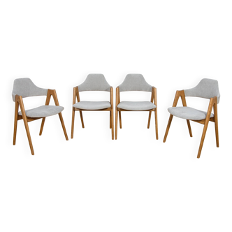 Compass dining chairs by Kai Kristiansen for Sva Møbler, 1960s, set of 4