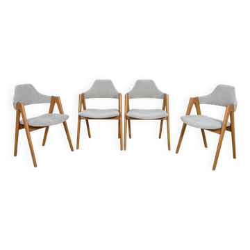 Compass dining chairs by Kai Kristiansen for Sva Møbler, 1960s, set of 4