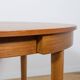Mid century round extendable dining table and chairs from mcintosh, 1960s, set of 5