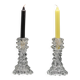 Set of 2 Candle holder in Murano Rostrato Glass by Barovier e Toso, 1950